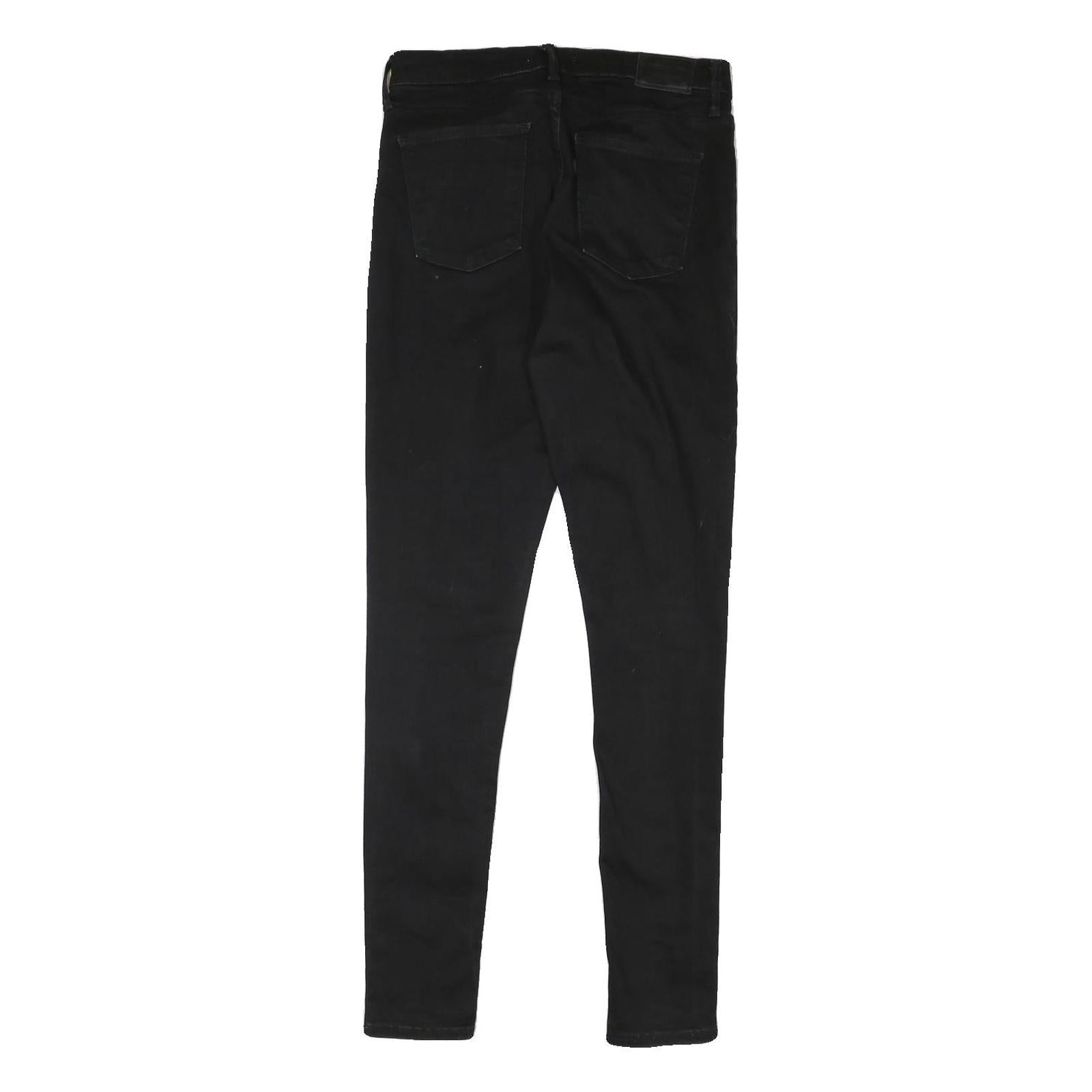 LEVI'S Womens Slim Black Skinny Denim Slim Jeans W28 L30 Stylish Cotton Blend