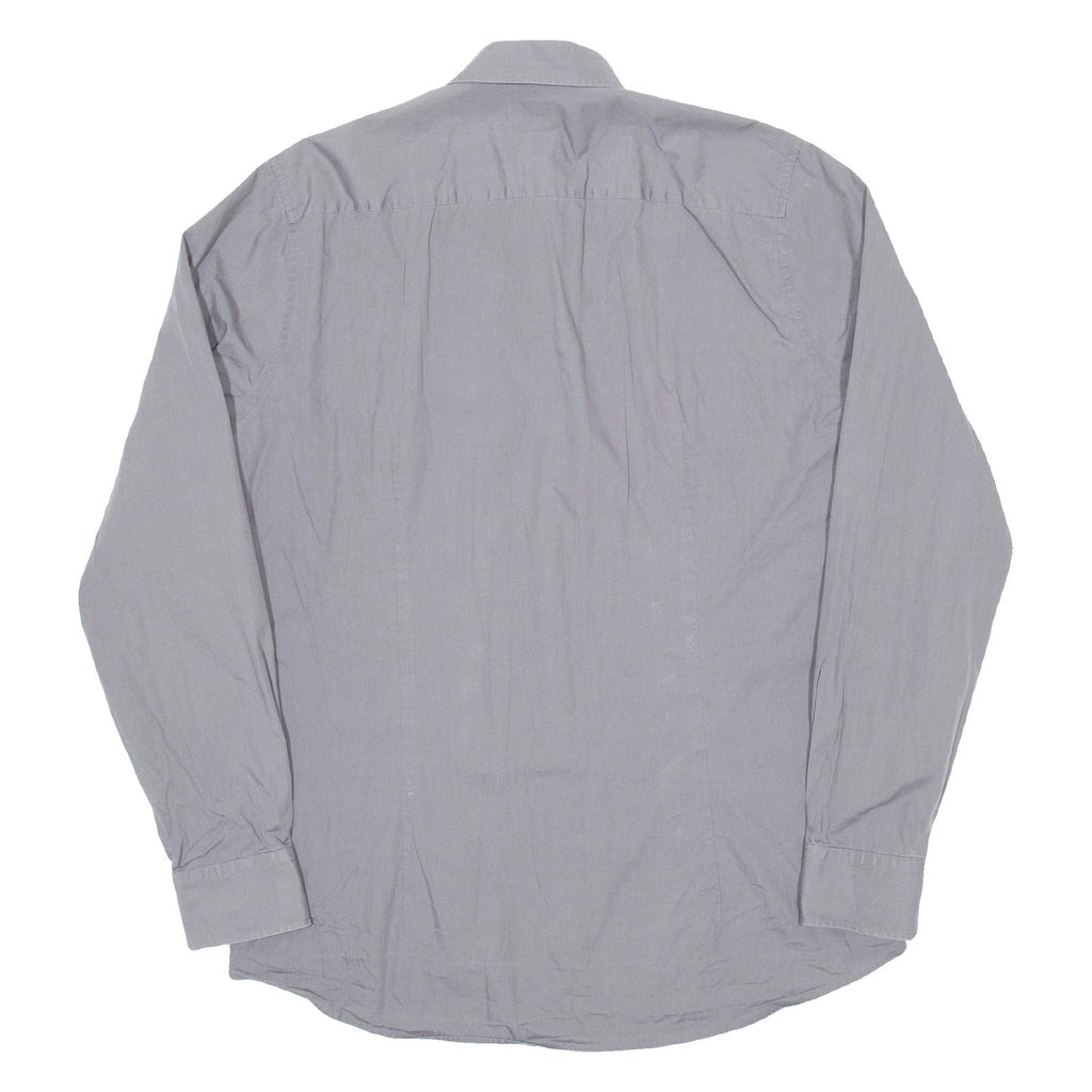 JOOP Slim Fit Mens Plain Shirt Grey Long Sleeve L