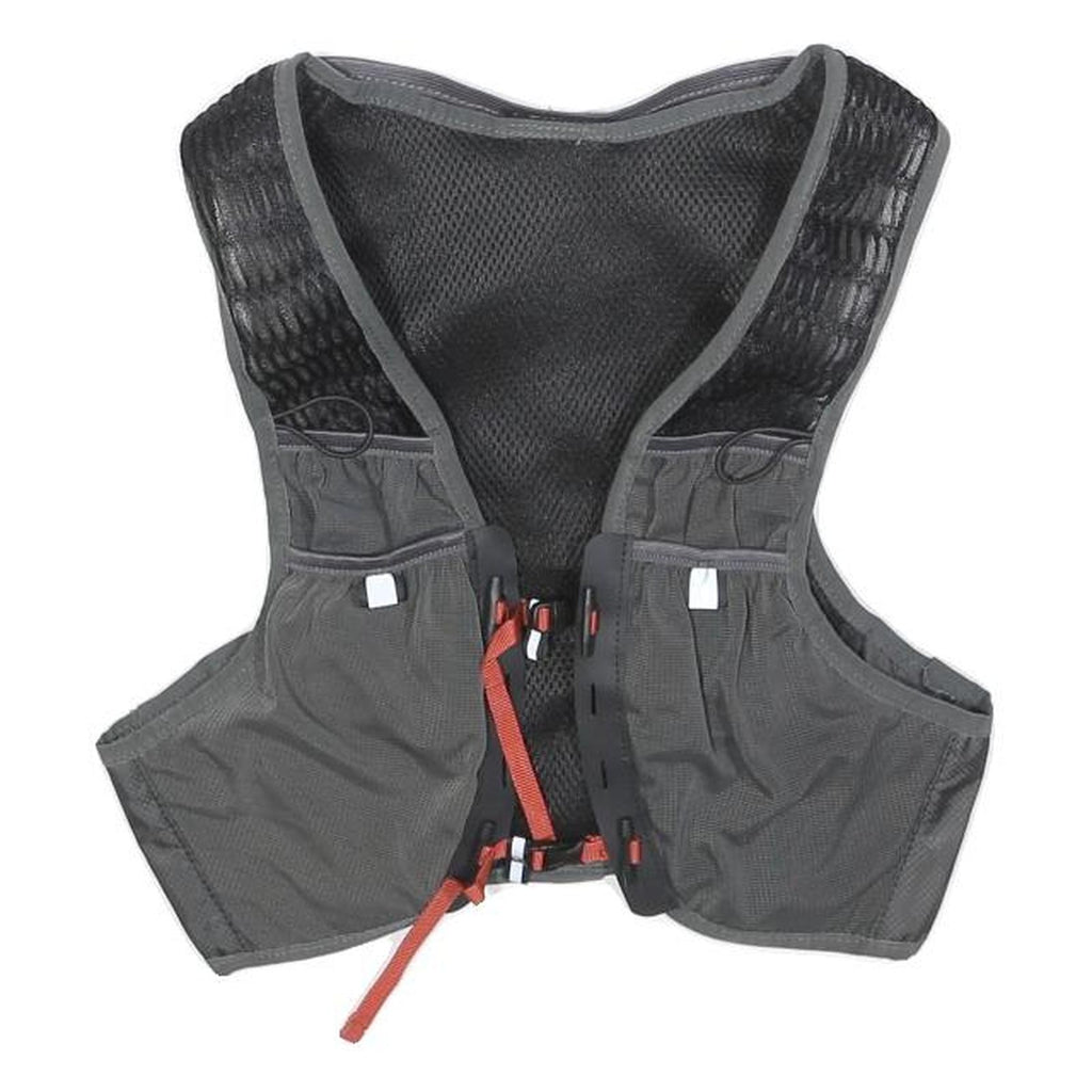 CRANE Mens Grey Black Drawstring Jacket M Polyester Mesh Sport Outdoor Vest