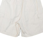 NIKE Mens White Casual Cargo Shorts M W30 Lightweight Sportswear