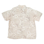 BATIK BAY Mens Hawaiian Shirt Beige Crazy Pattern XL