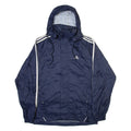 ADIDAS Mens Track Jacket Blue Hooded XS