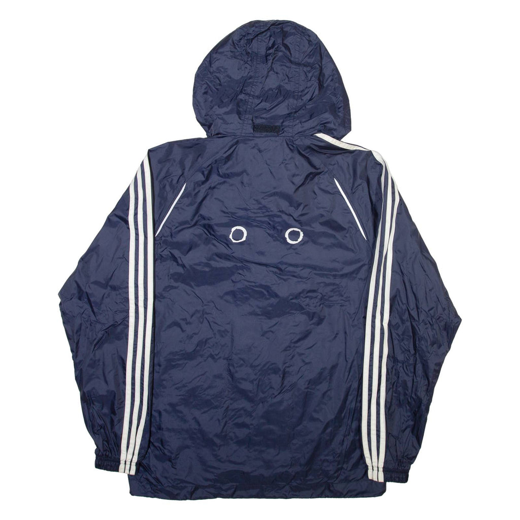 ADIDAS Mens Track Jacket Blue Hooded XS