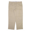 DICKIES 874 Workwear Mens Trousers Beige Regular Straight W38 L30