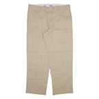 DICKIES 874 Workwear Mens Trousers Beige Regular Straight W38 L30