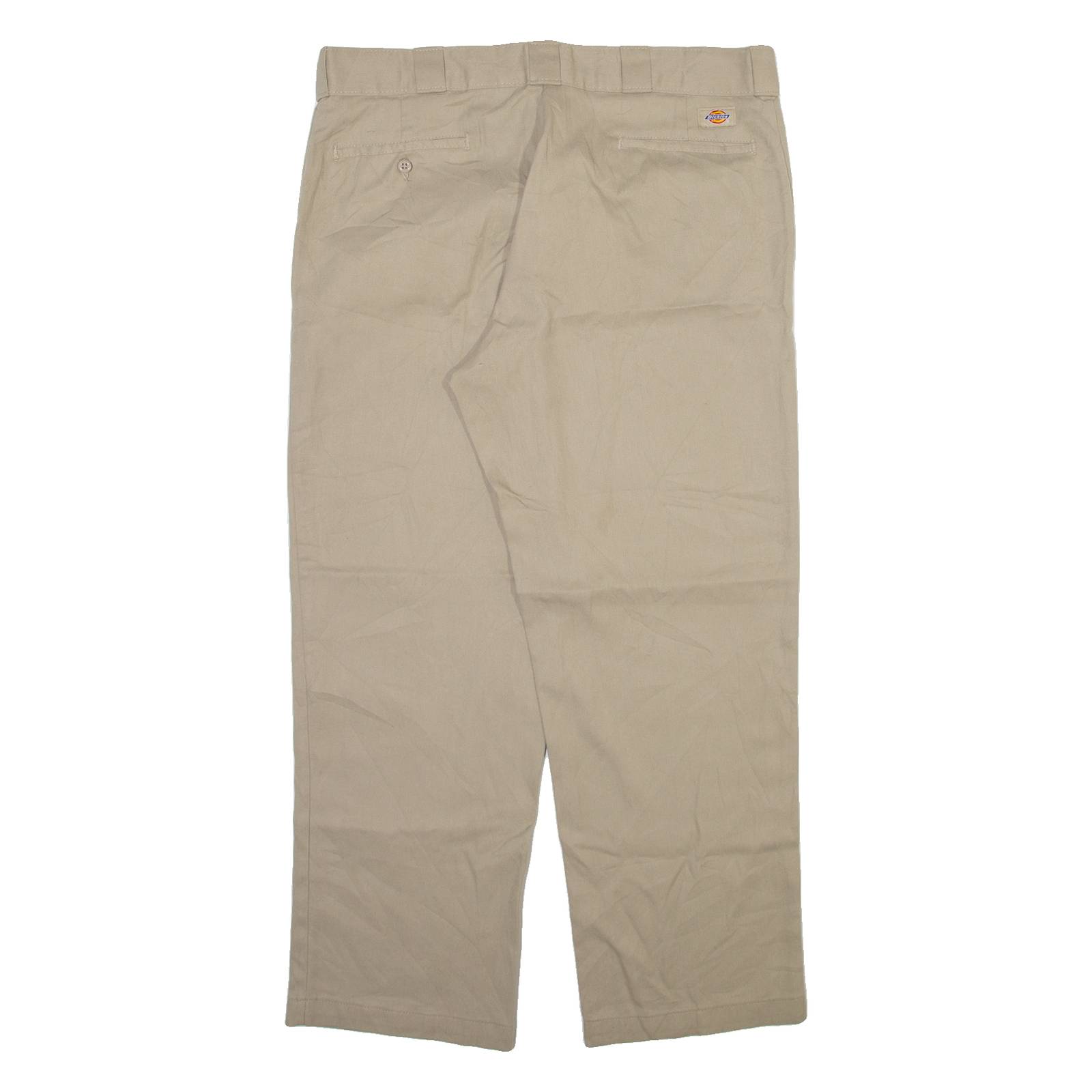 DICKIES 874 Workwear Mens Trousers Beige Regular Straight W38 L30