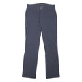 COLUMBIA Womens Polyester Blend Navy Regular Zip Trousers W30 L31 Outdoor Casual