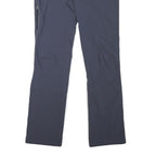 COLUMBIA Womens Polyester Blend Navy Regular Zip Trousers W30 L31 Outdoor Casual