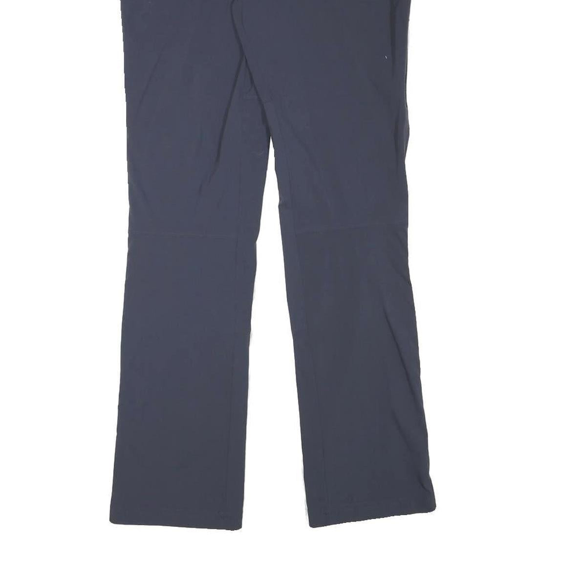 COLUMBIA Womens Polyester Blend Navy Regular Zip Trousers W30 L31 Outdoor Casual