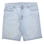 WRANGLER Mens Denim Blue Casual Shorts L W36 Classic Cotton Blend