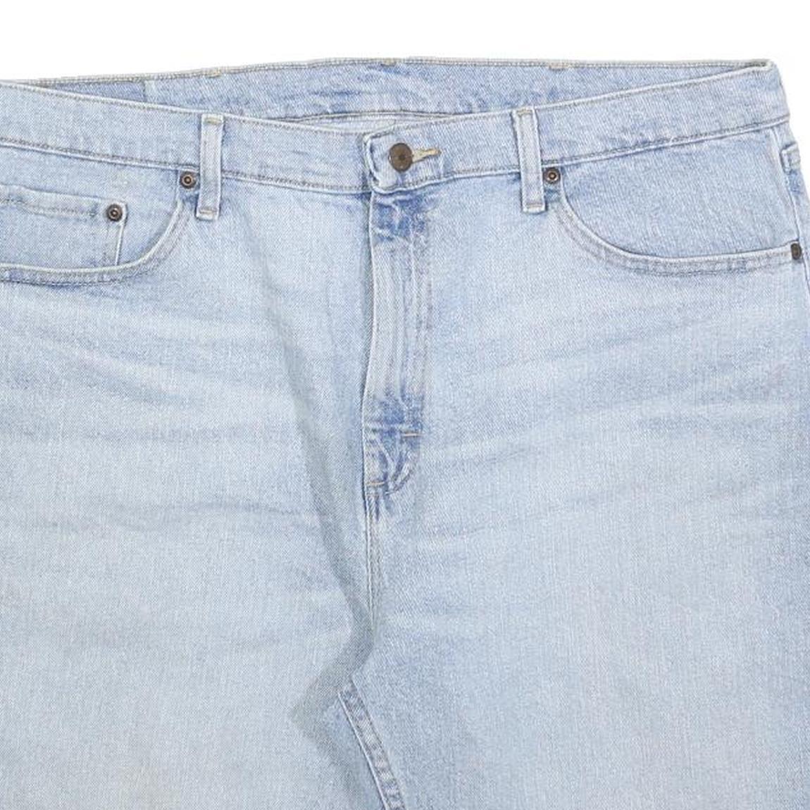 WRANGLER Mens Denim Blue Casual Shorts L W36 Classic Cotton Blend