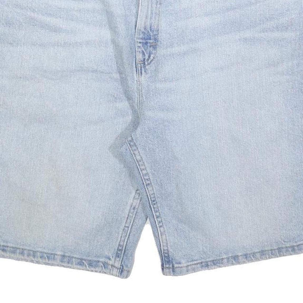 WRANGLER Mens Denim Blue Casual Shorts L W36 Classic Cotton Blend