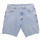 WRANGLER Mens Denim Blue Casual Shorts L W36 Classic Cotton Summer