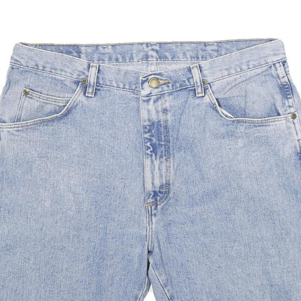 WRANGLER Mens Denim Blue Casual Shorts L W36 Classic Cotton Summer