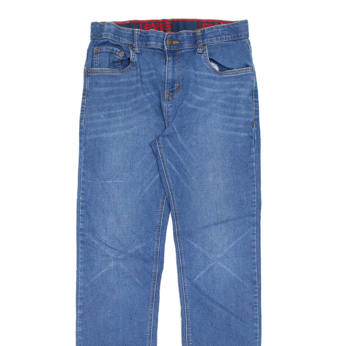 LEVI'S 514 Mens Jeans Blue Regular Straight Stone Wash W30 L32