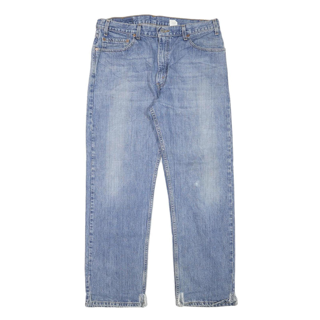 LEVI'S 505 Mens Jeans Blue Regular Straight Denim Medium W34 L29 Classic Fit