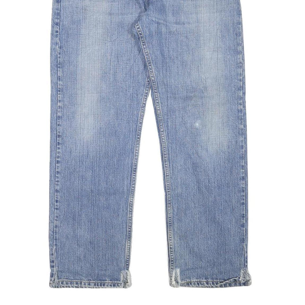 LEVI'S 505 Mens Jeans Blue Regular Straight Denim Medium W34 L29 Classic Fit