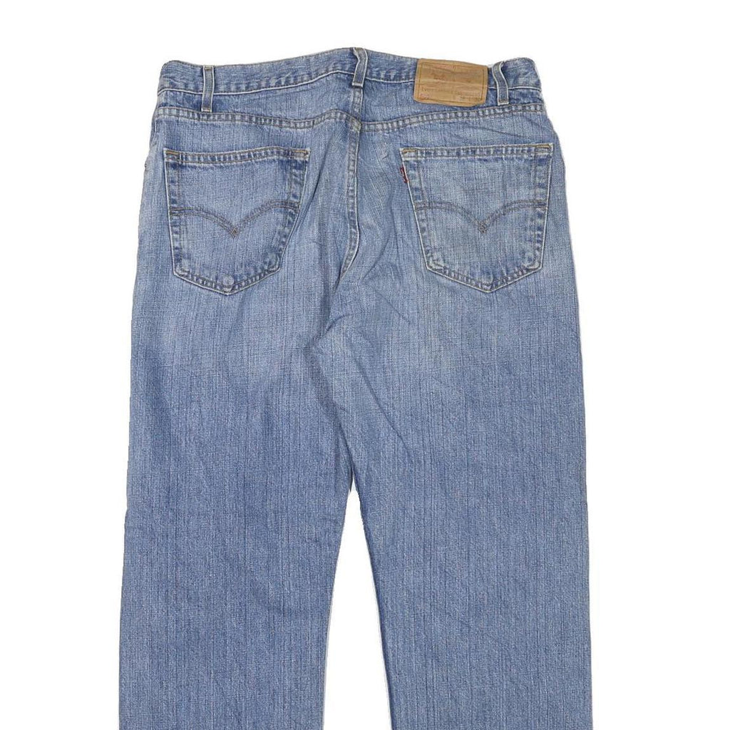 LEVI'S 505 Mens Jeans Blue Regular Straight Denim Medium W34 L29 Classic Fit