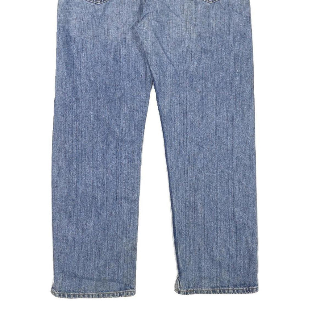 LEVI'S 505 Mens Jeans Blue Regular Straight Denim Medium W34 L29 Classic Fit