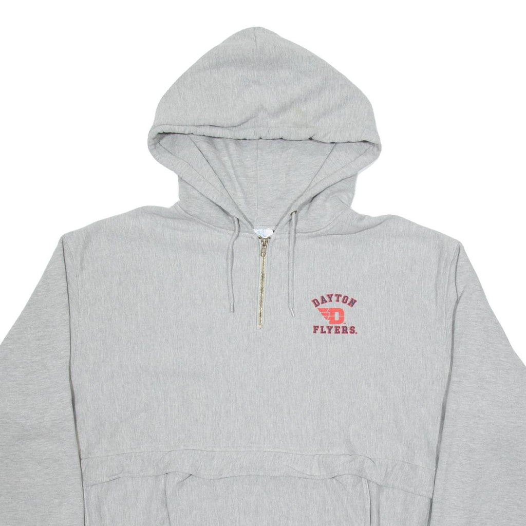 CHAMPION Dayton Flyers Mens Grey Hoodie USA 2XL
