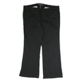 DICKIES Womens Black Regular Fit Straight Cotton Blend Trousers W40 L28 Workwear