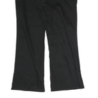 DICKIES Womens Black Regular Fit Straight Cotton Blend Trousers W40 L28 Workwear