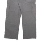 CARHARTT Mens Cotton Blend Grey Relaxed Straight Trousers W38 L27 Workwear