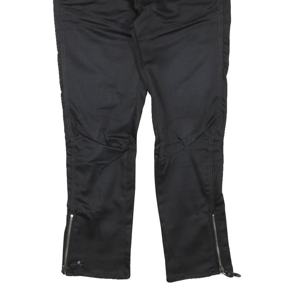 G-STAR Womens Jeans Black Slim Skinny Denim W30 L24 Zipped Hem Cotton Blend