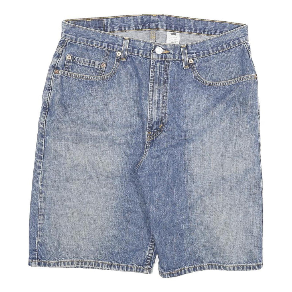 LEVI'S Mens Denim Blue Casual Shorts XL W34 Classic Fit Cotton Blend