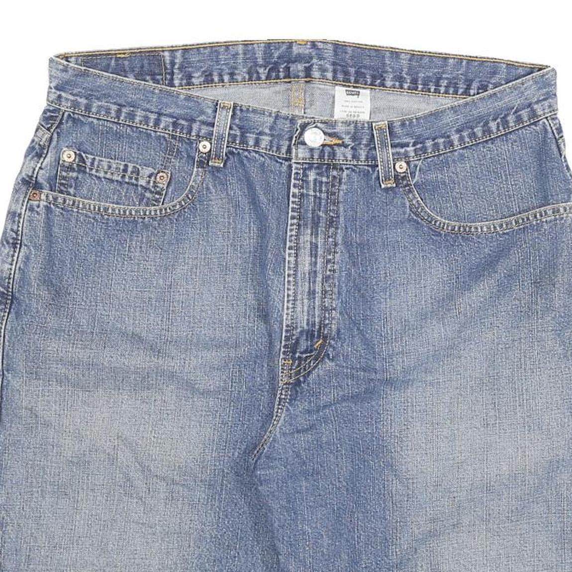 LEVI'S Mens Denim Blue Casual Shorts XL W34 Classic Fit Cotton Blend