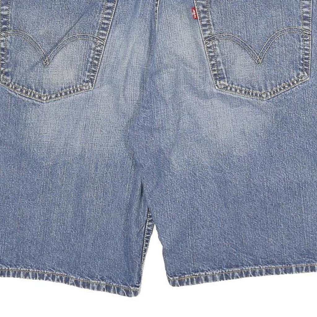 LEVI'S Mens Denim Blue Casual Shorts XL W34 Classic Fit Cotton Blend