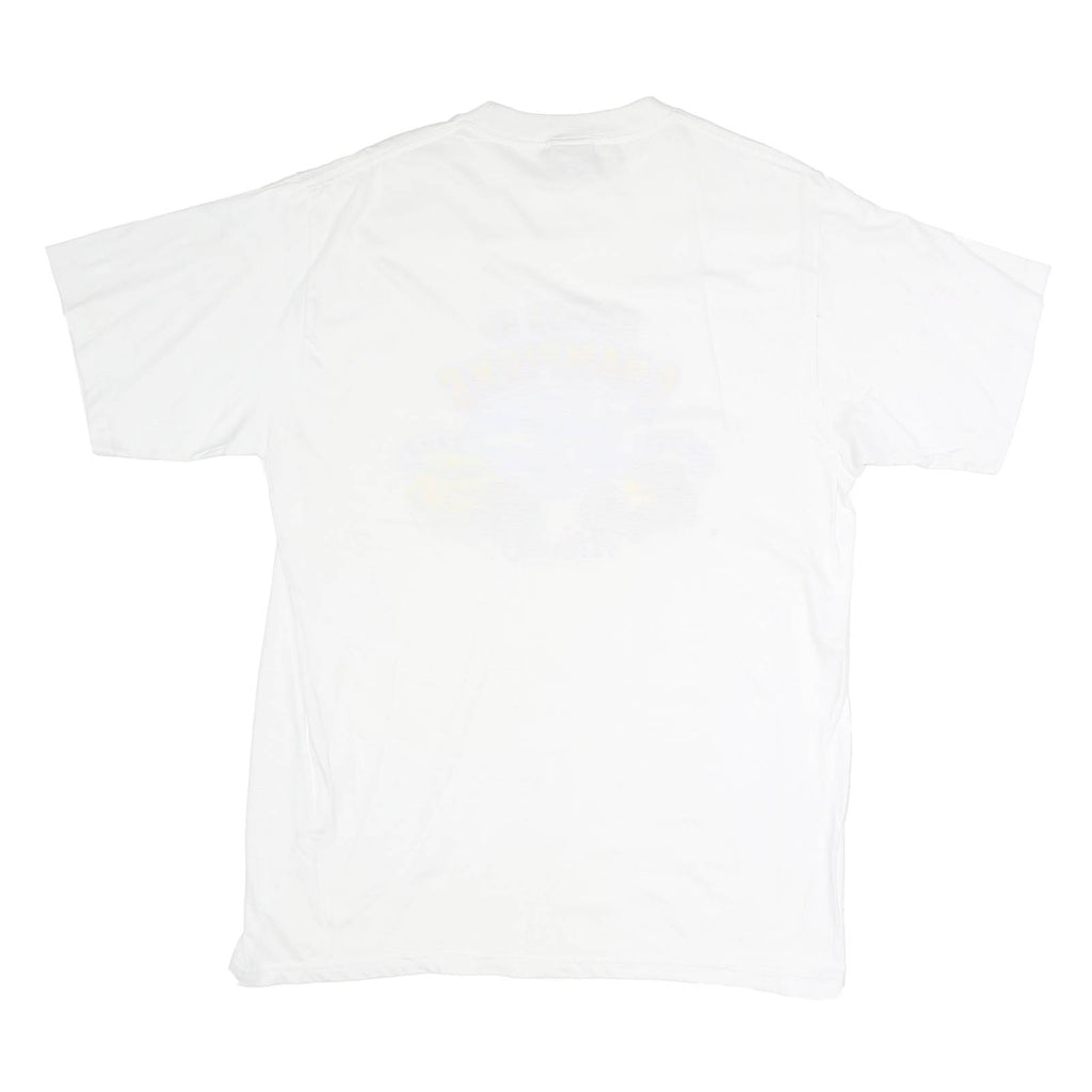 ATLANTIS Mens White Cruise Of Champions Graphic T-Shirt XL Short Sleeve Crew