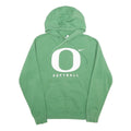 NIKE Mens Green Oregon Softball Pullover Hoodie S Cotton Blend