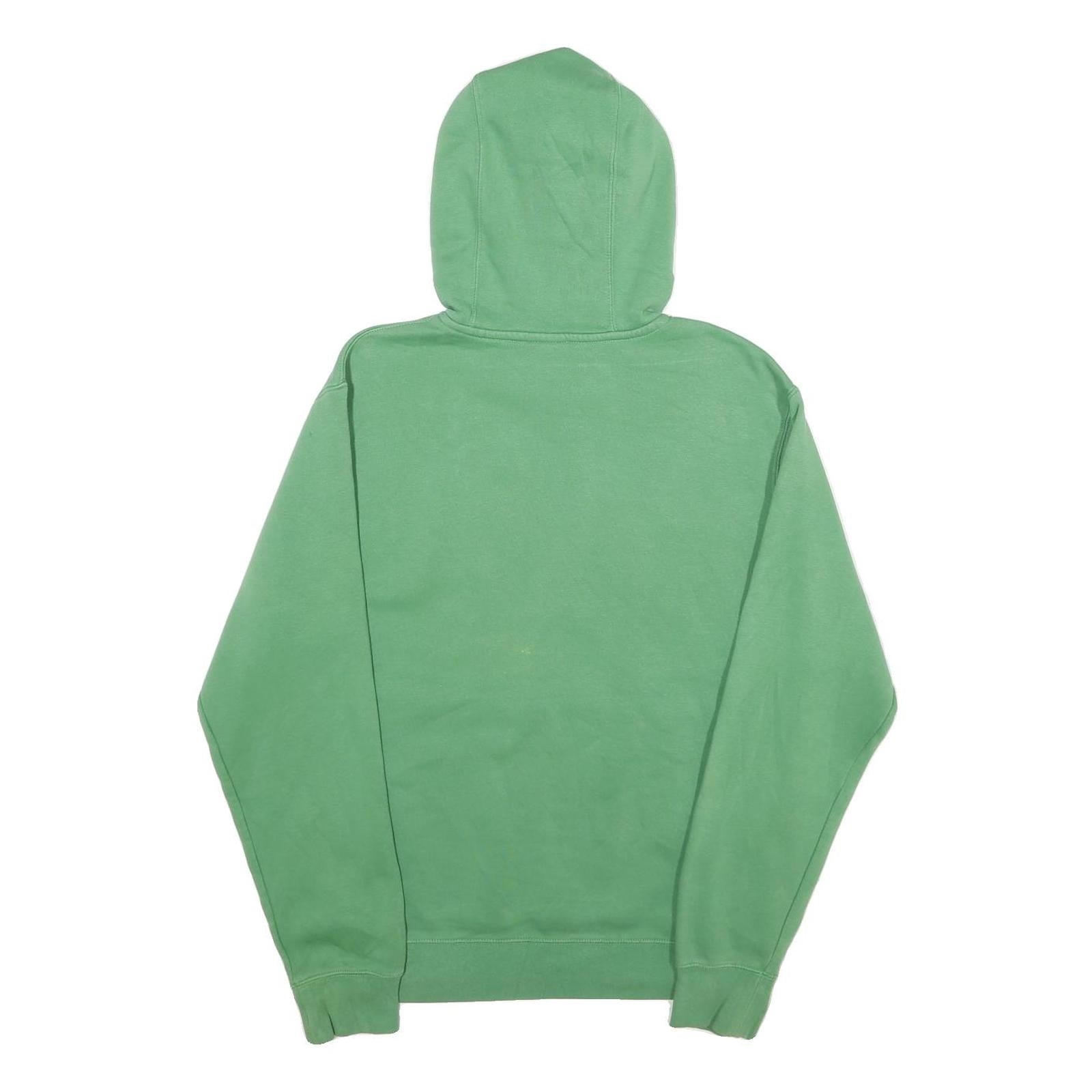 NIKE Mens Green Oregon Softball Pullover Hoodie S Cotton Blend