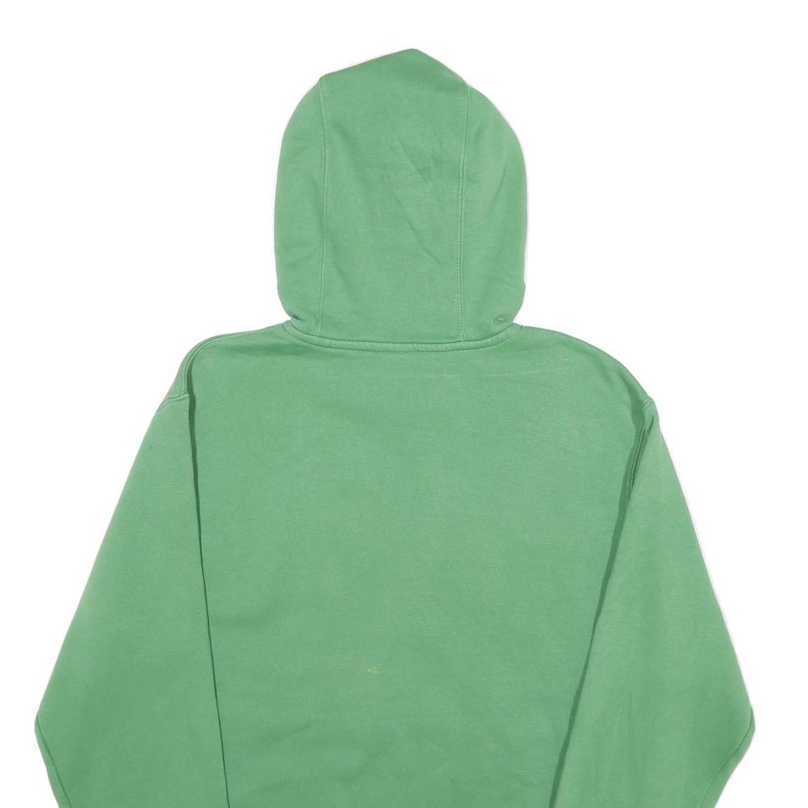 NIKE Mens Green Oregon Softball Pullover Hoodie S Cotton Blend