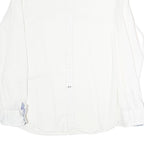 NAUTICA Mens White Slim Fit Shirt XL Casual Button Down Cotton Blend