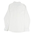 NAUTICA Mens White Slim Fit Shirt XL Casual Button Down Cotton Blend