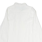 NAUTICA Mens White Slim Fit Shirt XL Casual Button Down Cotton Blend