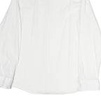 NAUTICA Mens White Slim Fit Shirt XL Casual Button Down Cotton Blend