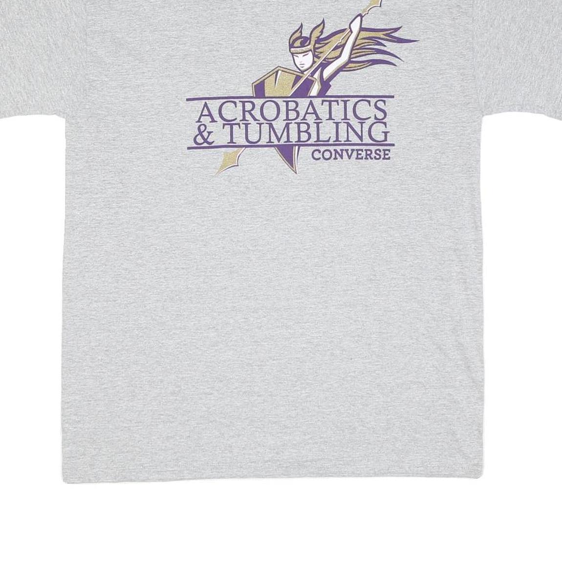 CHAMPION Mens Grey Acrobatic Graphic T-Shirt M Short Sleeve Crew Neck Casual