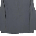 ETIENNE AIGNER Womens Blue Wool Button Jacket UK 8 Classic Tailored Plain