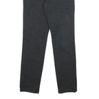 CARHARTT Mens Cotton Blend Black Slim Straight Trousers W31 L32 Workwear Casual