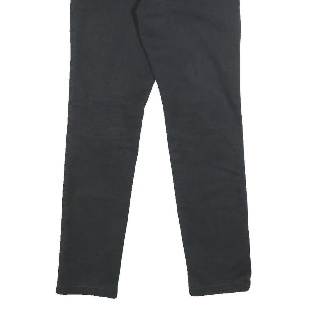 CARHARTT Mens Cotton Blend Black Slim Straight Trousers W31 L32 Workwear Casual