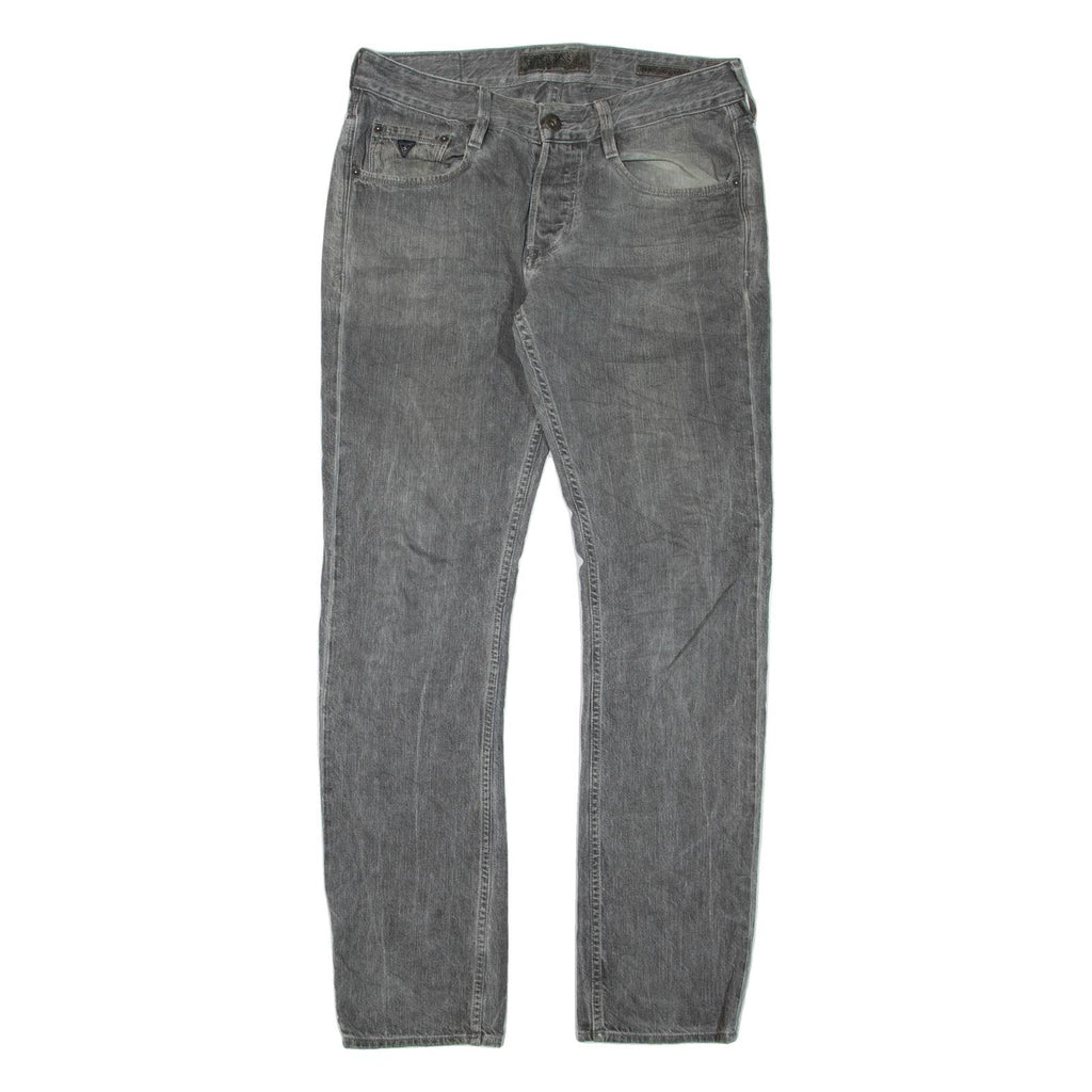 GUESS Womens Jeans Grey Slim Tapered 90s W31 L33