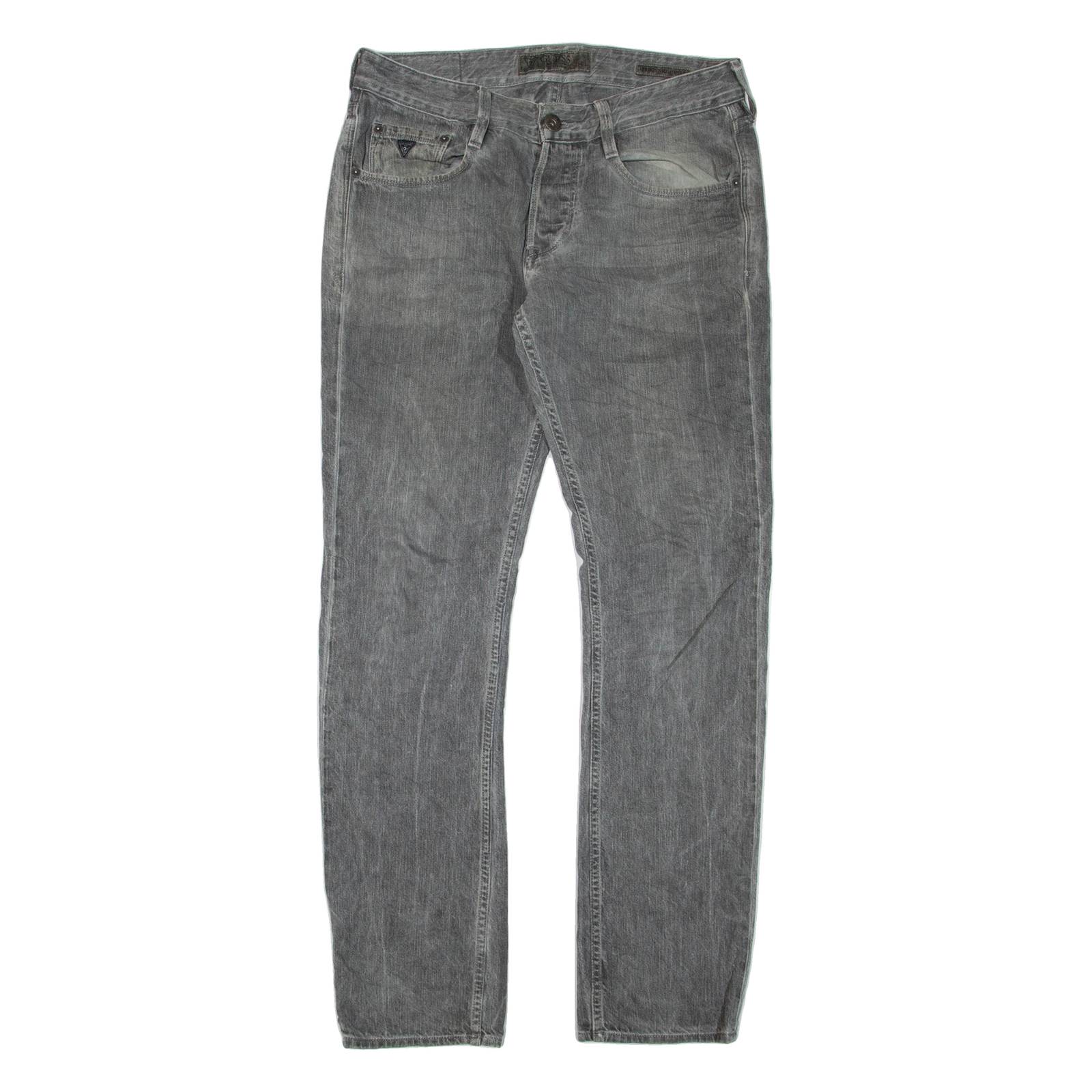 GUESS Womens Jeans Grey Slim Tapered 90s W31 L33