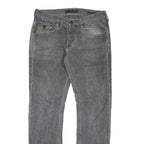 GUESS Womens Jeans Grey Slim Tapered 90s W31 L33