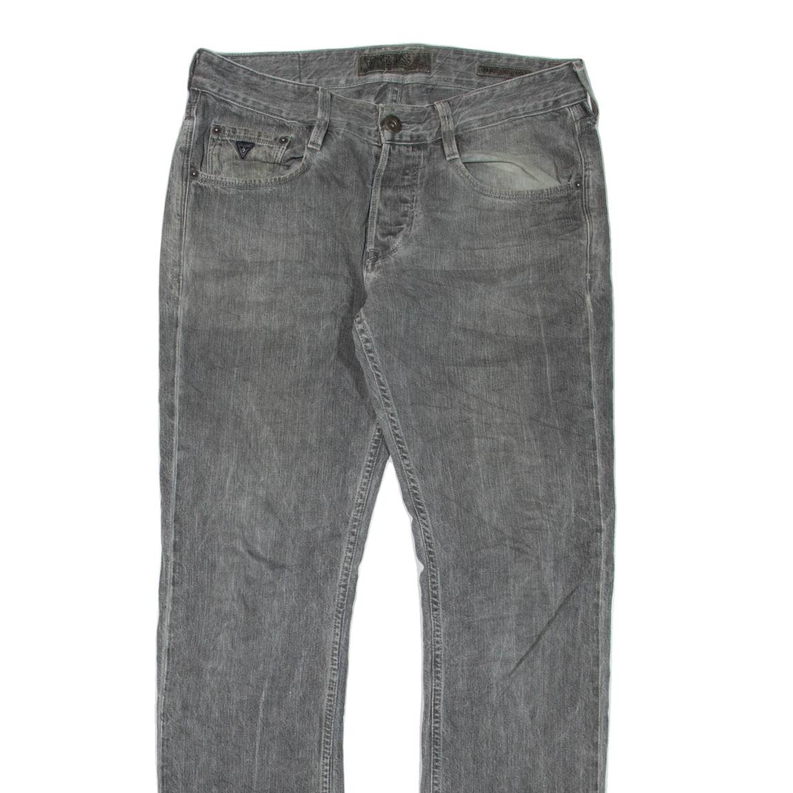 GUESS Womens Jeans Grey Slim Tapered 90s W31 L33