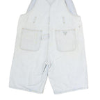 GUESS Womens Blue Denim Loose Cotton Blend Dungarees M W34 L11 Summer Casual