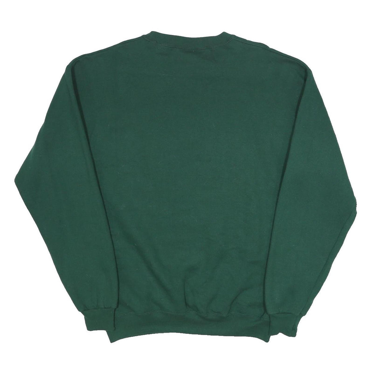 DISNEY Mens Green Pooh Crew Neck L Cotton Blend Sweatshirt Pullover Casual