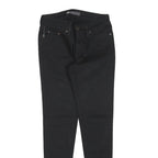 LEVI'S Womens Black Slim Skinny Denim Dark W27 L29 Stretch Cotton Blend Jeans